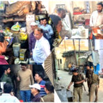 चेकिंग अभियान के दौरान बाजार में हड़कंप, कई दुकानों के शटर गिरे