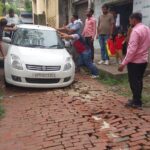 सिकंदराराऊ: ‘हर घर जल’ योजना के सड़क बहाली कार्य पर उठे सवाल